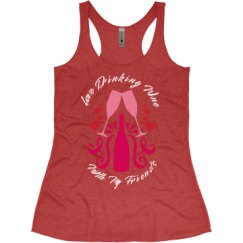 Ladies Slim Fit Super Soft Racerback Triblend Tank