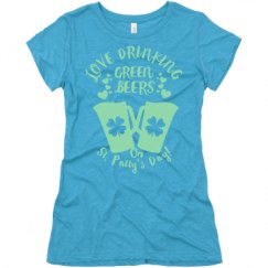 Ladies Slim Fit Super Soft Triblend Tee