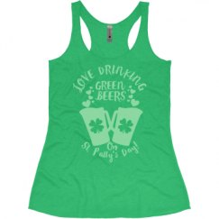 Ladies Slim Fit Super Soft Racerback Triblend Tank