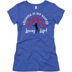 Ladies Slim Fit Super Soft Triblend Tee