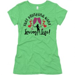 Ladies Slim Fit Super Soft Triblend Tee