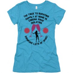 Ladies Slim Fit Super Soft Triblend Tee