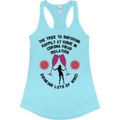 Ladies Slim Fit Racerback Tank Top