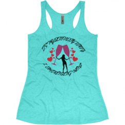 Ladies Slim Fit Super Soft Racerback Triblend Tank