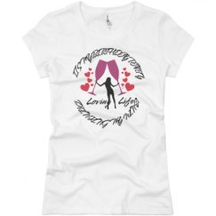 Ladies Slim Fit Basic Promo Jersey Tee