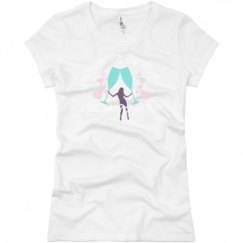 Ladies Slim Fit Basic Promo Jersey Tee