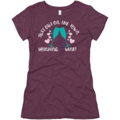 Ladies Slim Fit Super Soft Triblend Tee