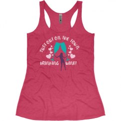 Ladies Slim Fit Super Soft Racerback Triblend Tank
