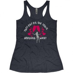 Ladies Slim Fit Super Soft Racerback Triblend Tank