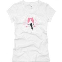 Ladies Slim Fit Basic Promo Jersey Tee