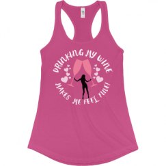 Ladies Slim Fit Racerback Tank Top