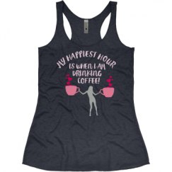 Ladies Slim Fit Super Soft Racerback Triblend Tank