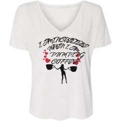 Incredible When Pumping Coffee Tee -White