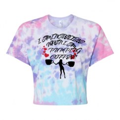 Women's Tie Dye Crop Top Tee