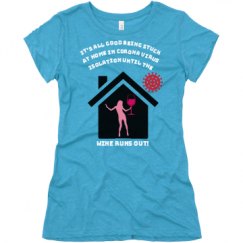 Ladies Slim Fit Super Soft Triblend Tee