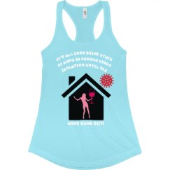 Ladies Slim Fit Racerback Tank Top