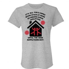 Carona Virus Beer Supply Tee