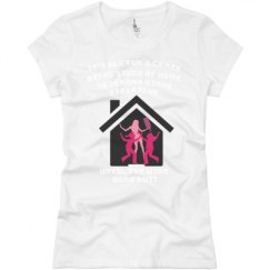 Ladies Slim Fit Basic Promo Jersey Tee