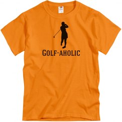 Golfaholic Golf Tshirt
