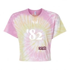 Women's Tie Dye Crop Top Tee
