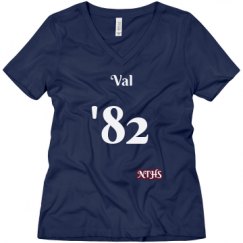 Ladies Relaxed Fit V-Neck Tee