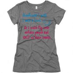 Ladies Slim Fit Super Soft Triblend Tee