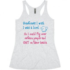 Ladies Slim Fit Super Soft Racerback Triblend Tank