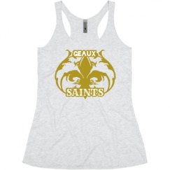 Ladies Slim Fit Super Soft Racerback Triblend Tank