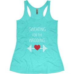 Sweating for Wedding Tank Top