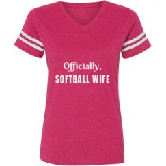 Ladies Relaxed Fit Vintage Sports Tee