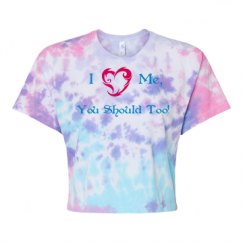 Women's Tie Dye Crop Top Tee