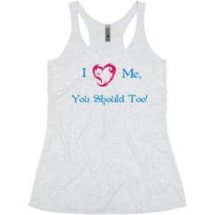 Ladies Slim Fit Super Soft Racerback Triblend Tank