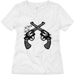 Ladies Relaxed Fit V-Neck Tee