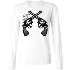 Ladies Relaxed Fit Basic Long Sleeve Tee