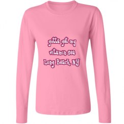 Ladies Relaxed Fit Basic Long Sleeve Tee