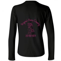Ladies Relaxed Fit Basic Long Sleeve Tee