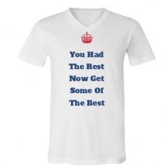 Unisex V-Neck Jersey Tee