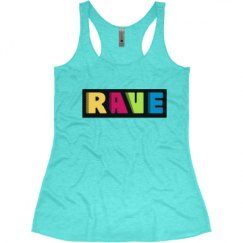 Ladies Slim Fit Super Soft Racerback Triblend Tank