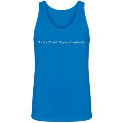 Unisex Jersey Neon Tank Top