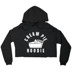 Ladies Relaxed Fit Cropped Fleece Hoodie