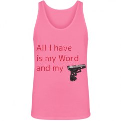 Unisex Jersey Neon Tank Top