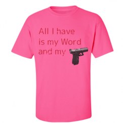 Unisex Ultra Cotton Safety Neon Crewneck Tee