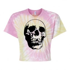 Women's Tie Dye Crop Top Tee