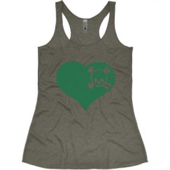 Ladies Slim Fit Super Soft Racerback Triblend Tank
