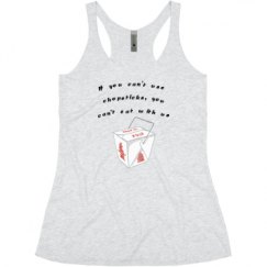 Ladies Slim Fit Super Soft Racerback Triblend Tank