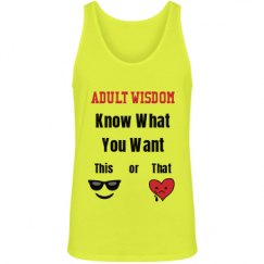 Unisex Jersey Neon Tank Top