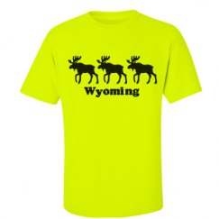 Unisex Ultra Cotton Safety Neon Crewneck Tee