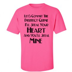 Unisex Ultra Cotton Safety Neon Crewneck Tee