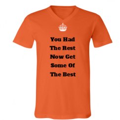 Unisex V-Neck Jersey Tee