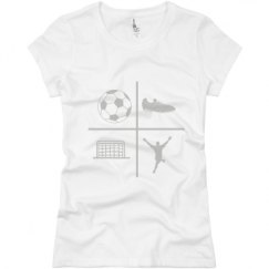 Ladies Slim Fit Basic Promo Jersey Tee